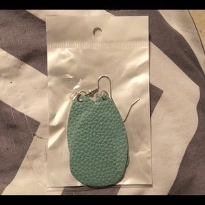 Women’s faux leather earrings